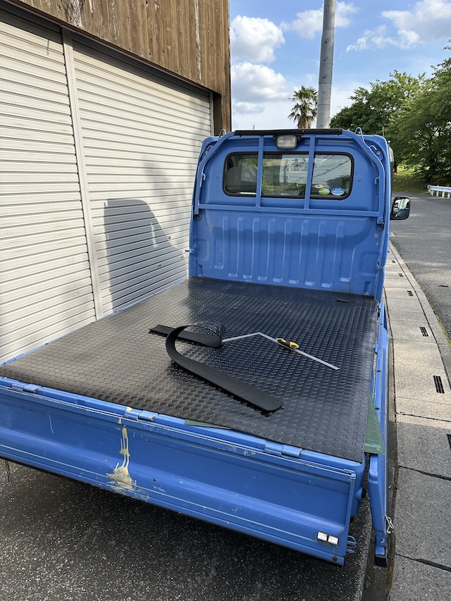 軽トラック 軽トラ 荷台マット 5mm厚 ゴムマット ラバーマット