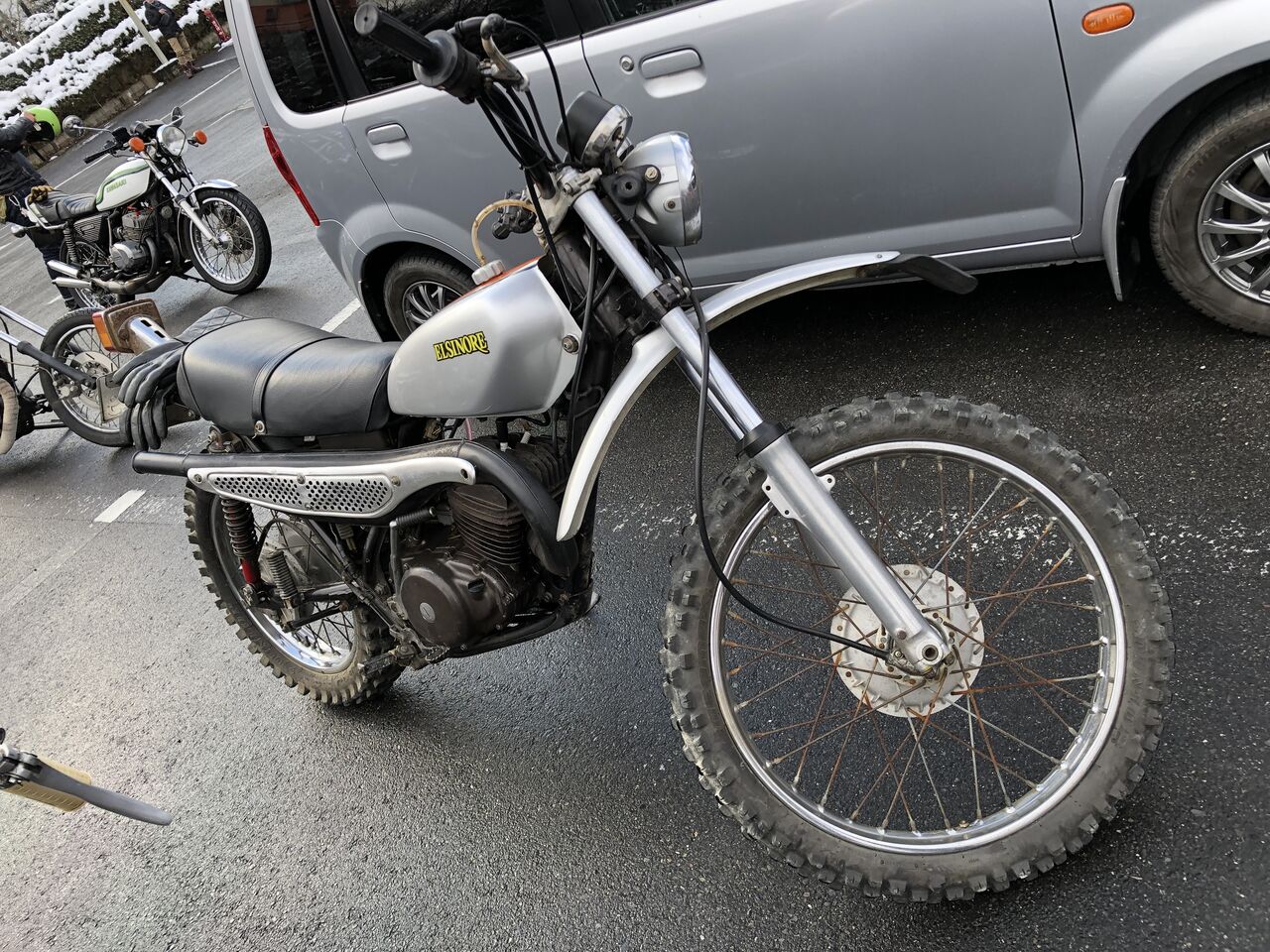 21年 鬼岩旧車の集い 最後にたどり着いたバイクはsl250s