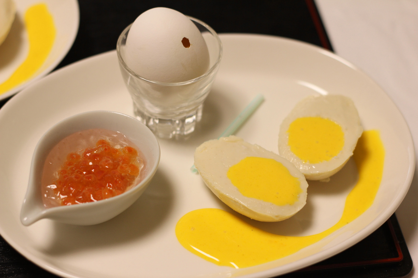 3つの形状の卵プレート 食戟のソーマ全料理再現