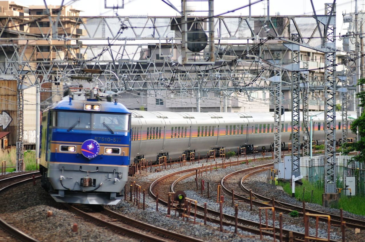 カシオペア(EF510 500番台 一般色代走牽引) : 風来狐の鉄道雑記