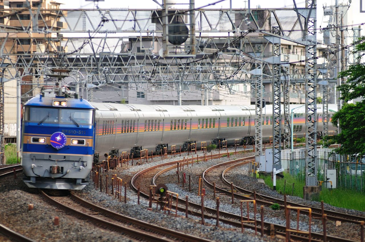 カシオペア(EF510 500番台 一般色代走牽引) : 風来狐の鉄道雑記