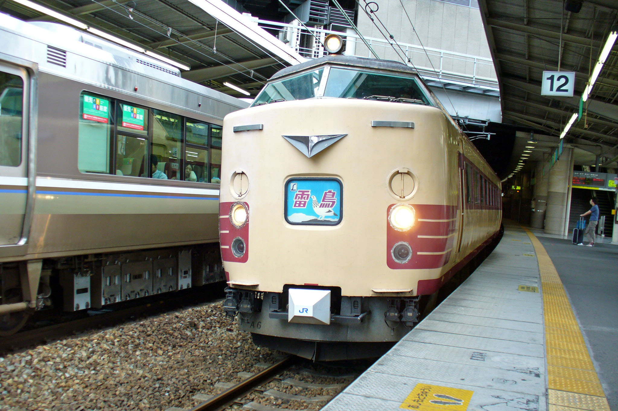 日本国有鉄道 485系交直両用特急型電車 側面方向幕 40コマタイプ