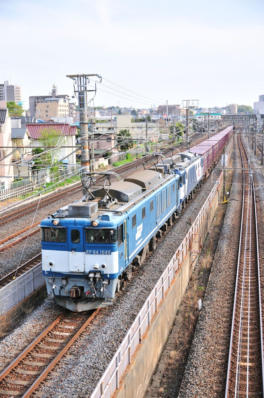 EF64 1000番台 JR貨物 岡山更新色を初撮影(武蔵野線 馬橋支線