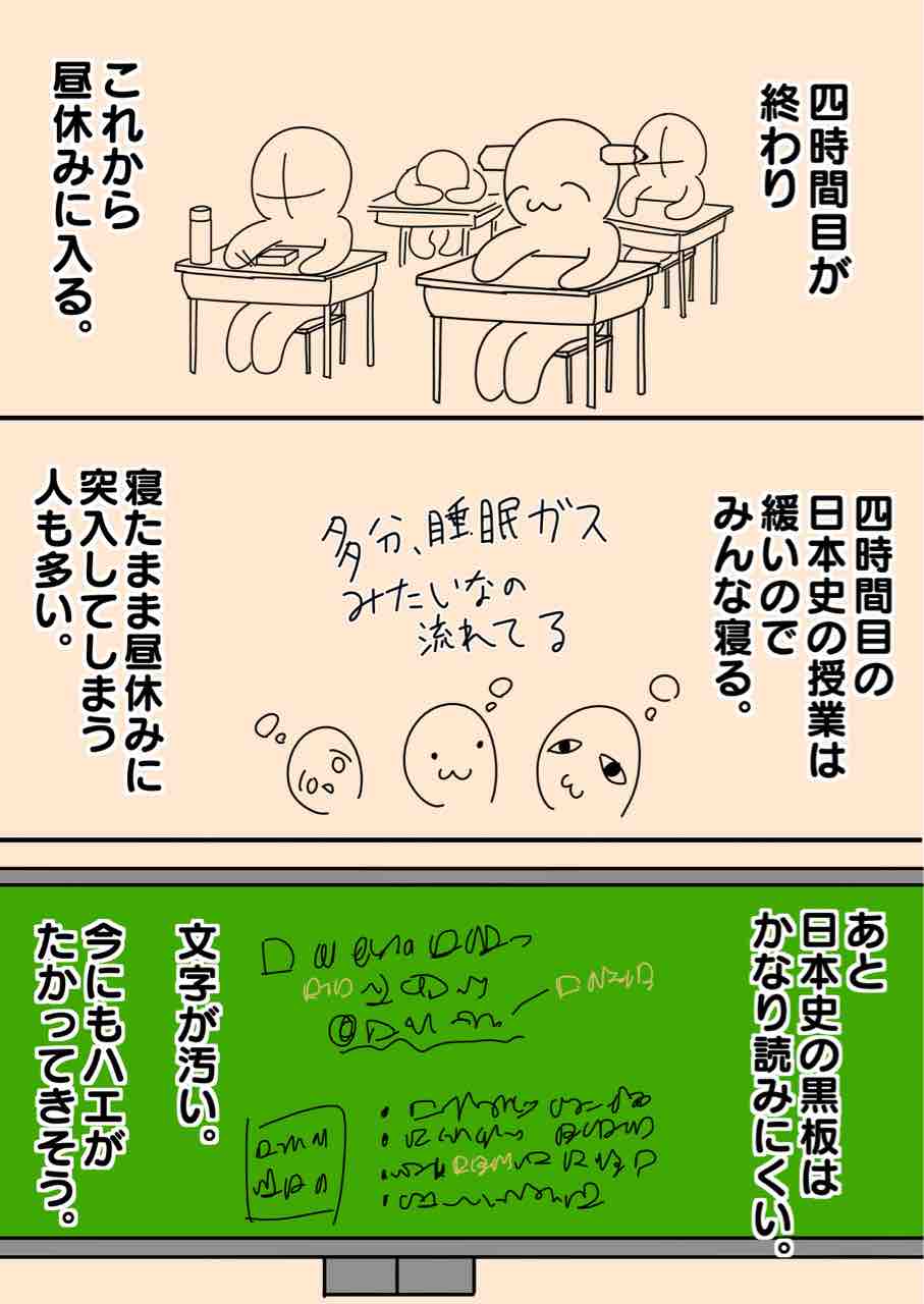 昼休みに図書室行って興奮する男 鼻から挽肉