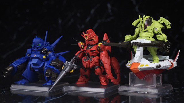 ガンダムコンバージ 鋼鉄の7人 Aチームセット レビュー