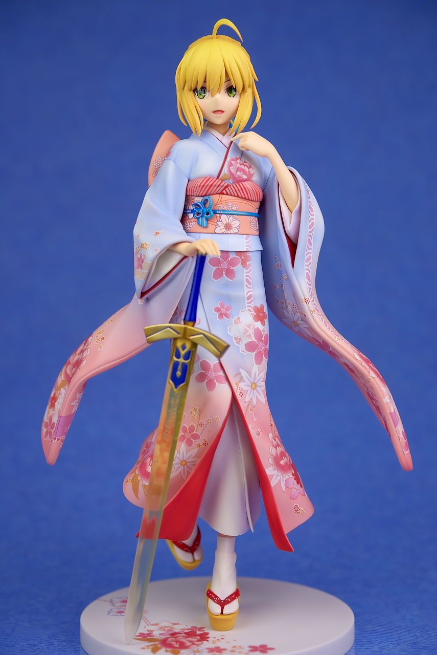 Amazon.co.jp: Fate/stay night セイバー 晴着ver. 1/7 完成品