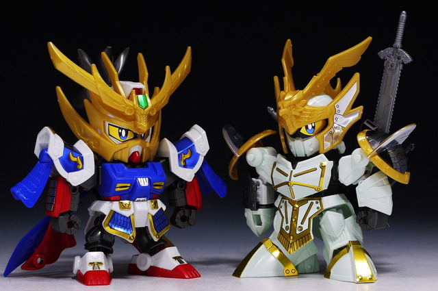 SD三国伝 真 項羽ターンX VS 劉邦 劉備ガンダム コンパチブルキット レビュー