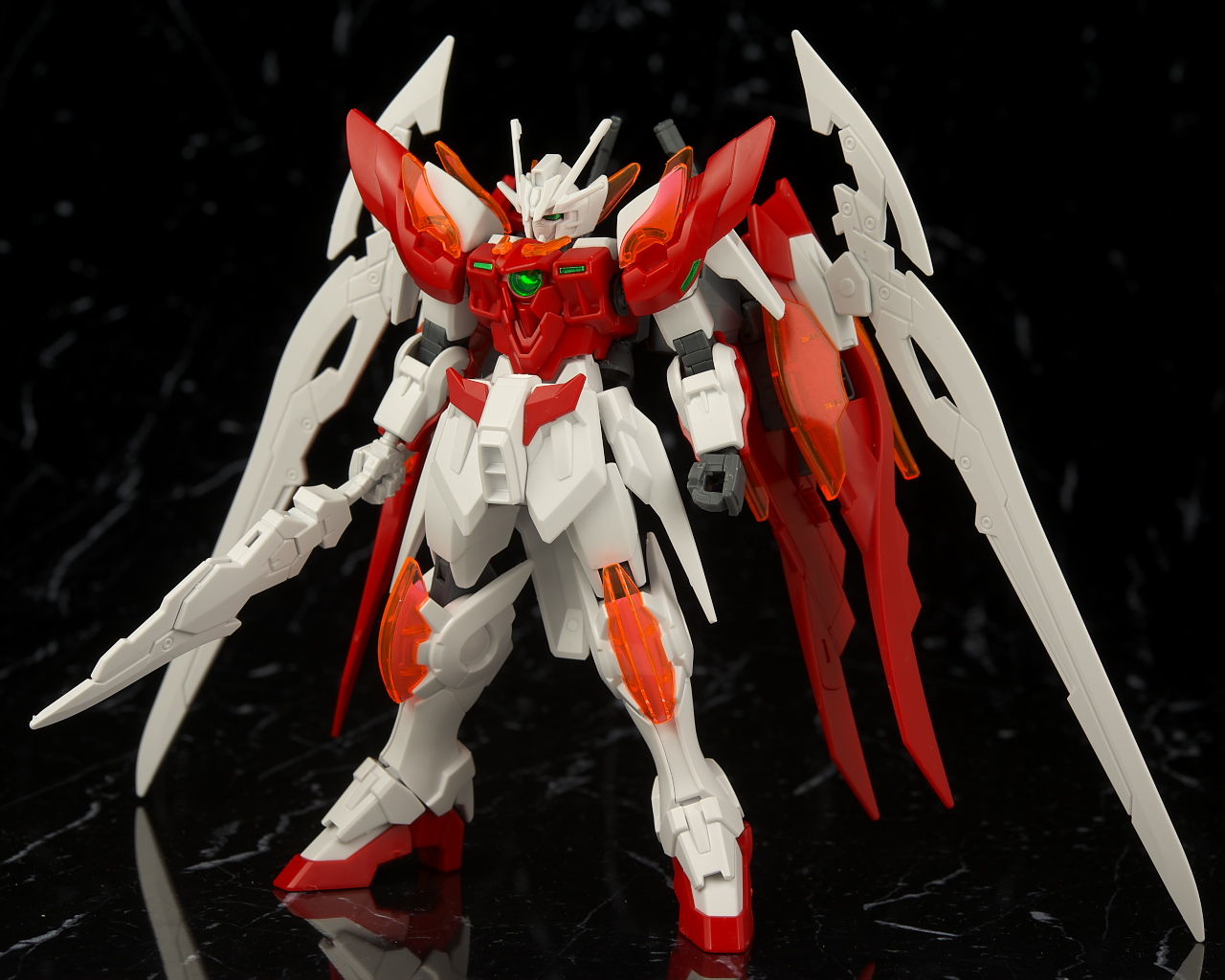 ウイングガンダムゼロ炎カスタムキット レビュー : はっちゃか