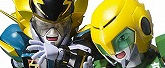 超合金 アイアンリーガー マッハウインディ&ゴールドフット 約80mm ダイキャスト&PVC&ABS製 塗装済み可動フィギュア