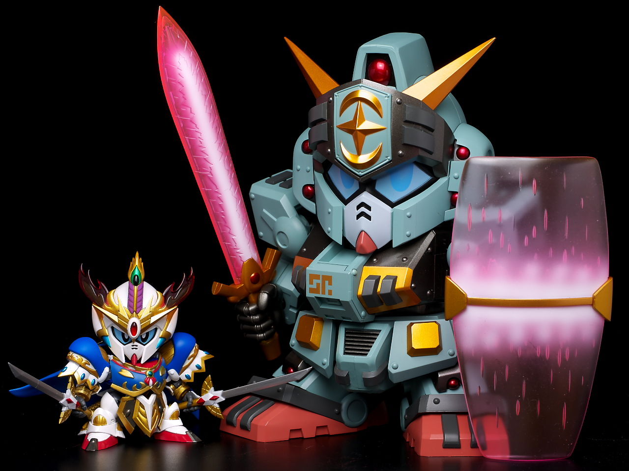 ＳＤＸ　灼熱騎士ガンダムF91 レビュー】 バンダイ 魂ウェブ商店 SDX 灼熱騎士ガンダムF91 [SD