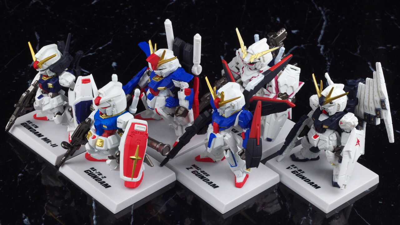 FW GUNDAM CONVERGE 10周年 UNIVERSAL CENTURY SET レビュー : はっちゃか