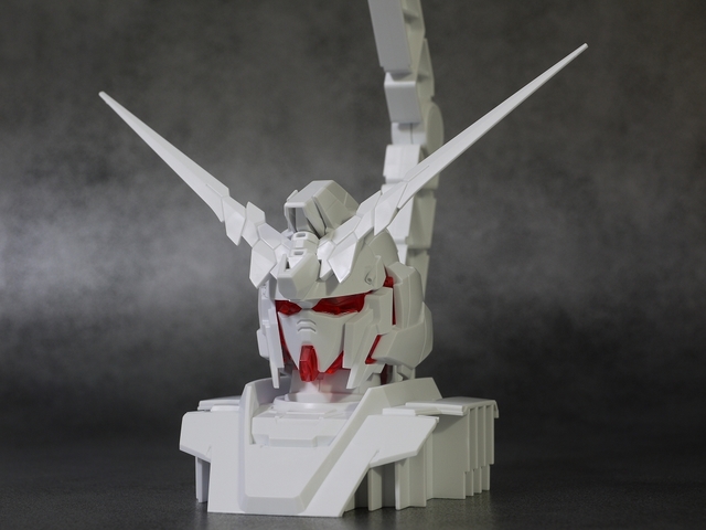 電撃ホビーマガジン付録 ユニコーンガンダム ヘッドディスプレイベース レビュー