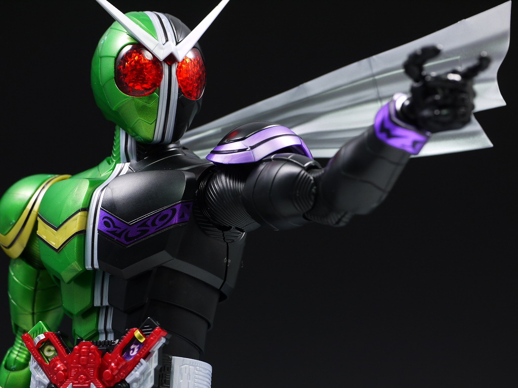 MG FIGURERISE 仮面ライダーW サイクロンジョーカー レビュー : はっちゃか