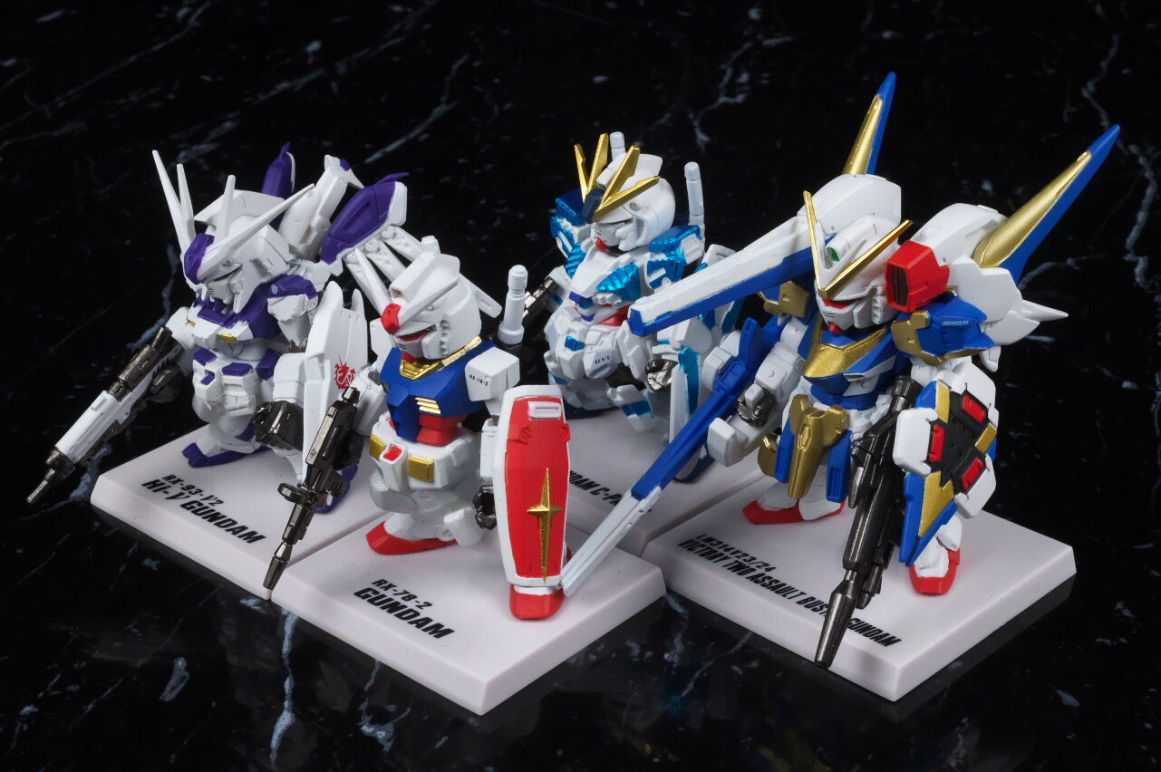 FW GUNDAM CONVERGE 15周年 UNIVERSAL CENTURY SET レビュー : はっちゃか