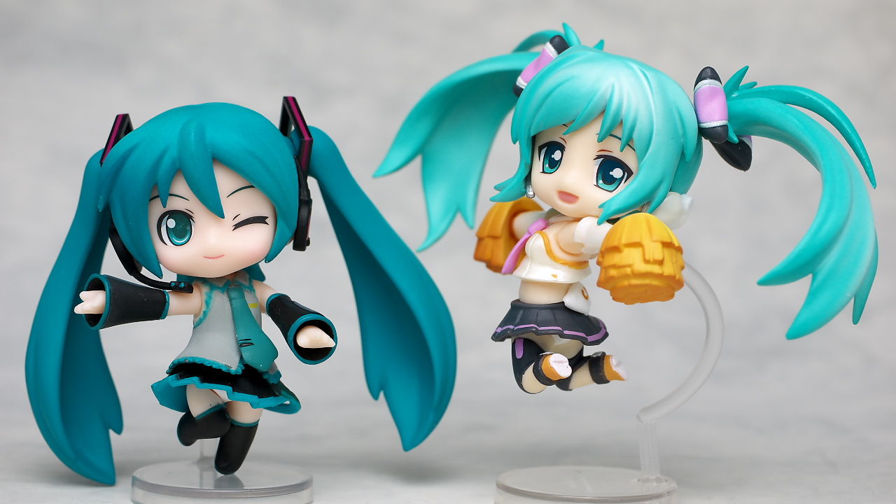 ねんどろいどぷち 初音ミク cheerful ver.＆Project mirai ver