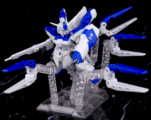 转日评 BANDAI 21年3月: 限定 机动战士高达 MOBILE SUIT ENSEMBLE EX27 Hi-ν高达套装