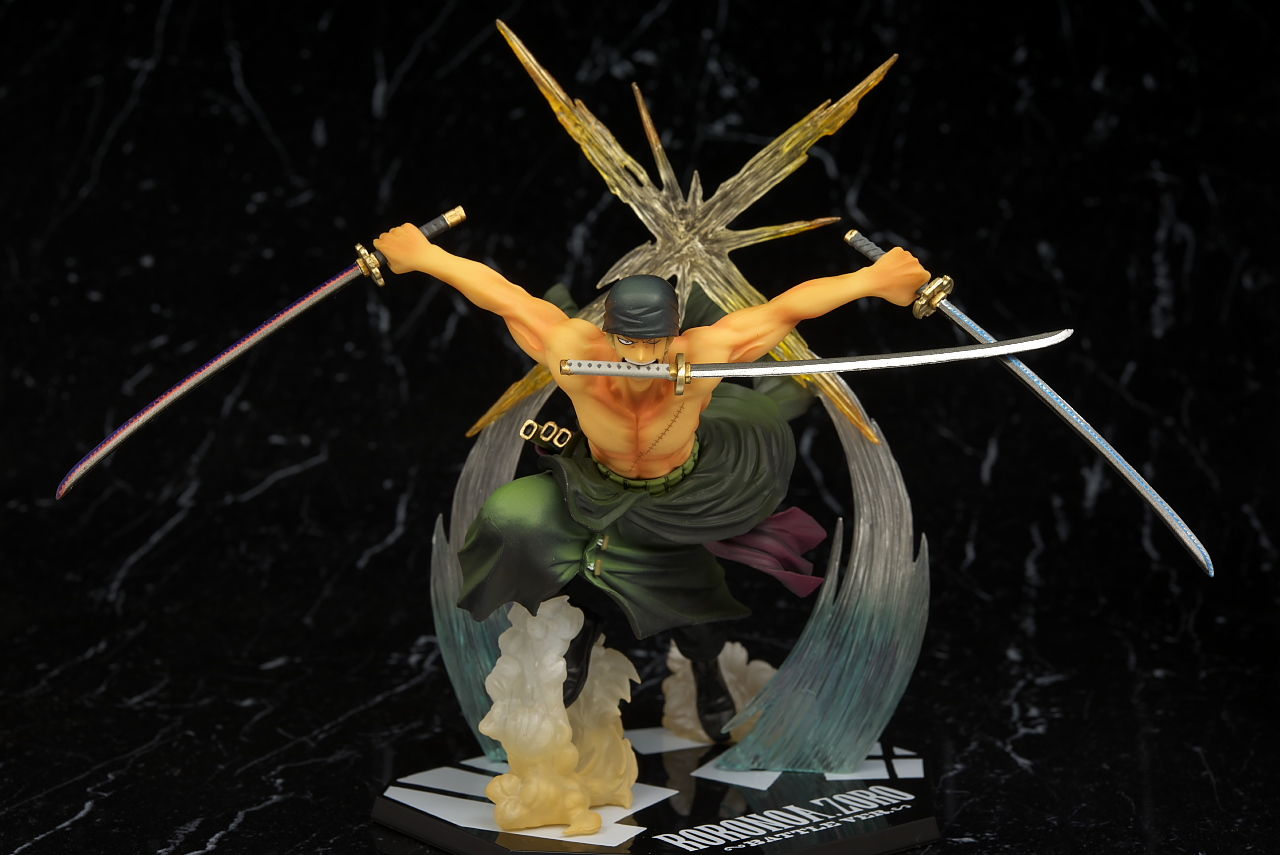 フィギュアーツzero ロロノア ゾロ Battle Ver 煉獄鬼斬り レビュー はっちゃか