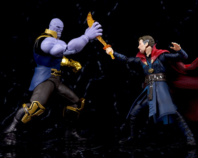 转日评 BANDAI 21年1月: S.H.F 奇异博士-《BATTLE ON TITAN》版-(复联3)