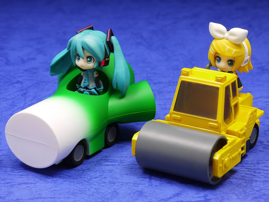 ねんどろいどぷらす ボーカロイド 激走プルバックカー ミク&ネギカー