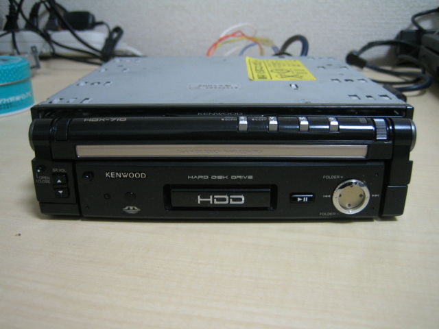 ケンウッド カーナビ1DIN HDX-710 まるっこい