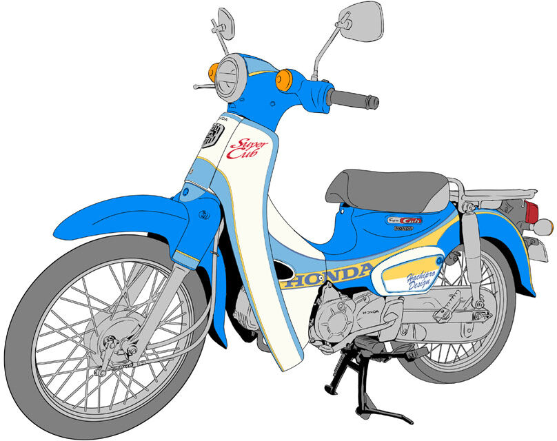 スーパーカブ用 デカールキット : ハチプロデザイン公式