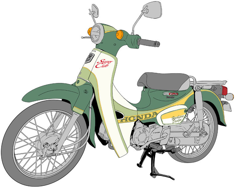 スーパーカブ用 デカールキット : ハチプロデザイン公式