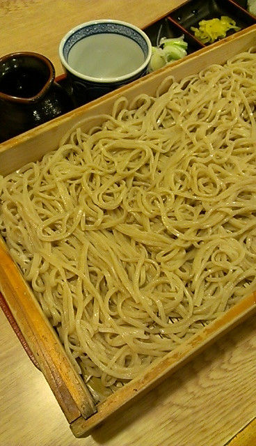 佐藤屋で寒中挽き抜き蕎麦