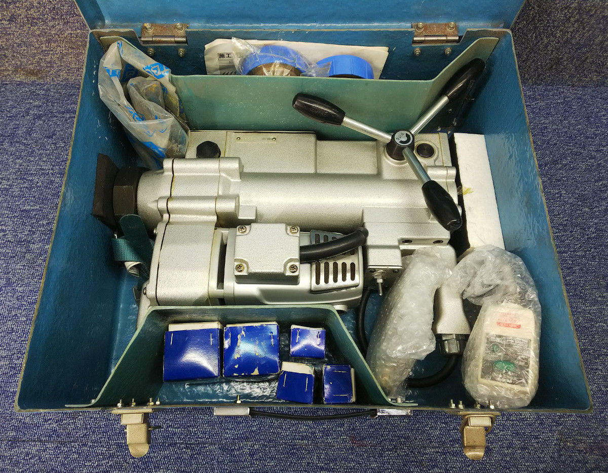 【福岡県みやま市】タブチ　プロボーラー　PB-M　100V　サドル分水栓用穿孔機　水道　設備　配管工事【管理番号　その他003】 福岡県みやま市】タブチ プロボーラー PB-M 100V サドル分水栓用穿孔機