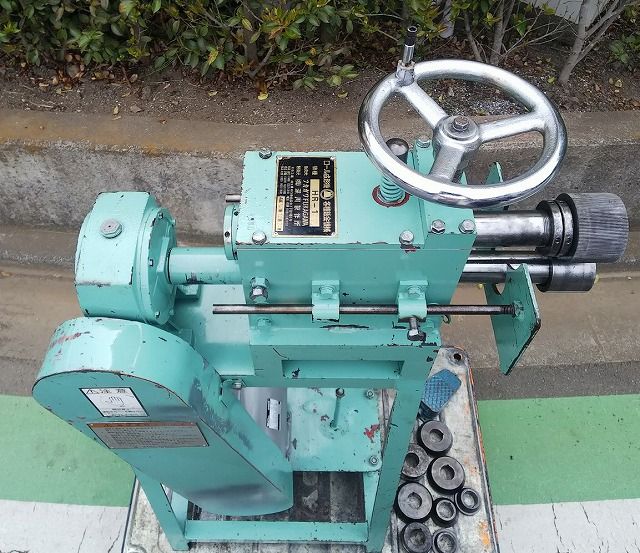 フカガワ ロール成形機 丸ダクト ハゼ ツバ ヒモ出し HR-1/鈑金 フカガワ ロール成形機 丸ダクト ハゼ ツバ ヒモ出し HR-1/鈑金