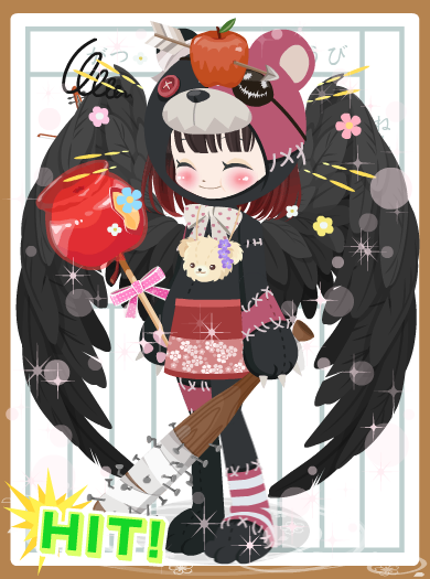 20250902NicottoAvatar 魔獣を封印せしリンゴの怪人…その名ぷっぷる。