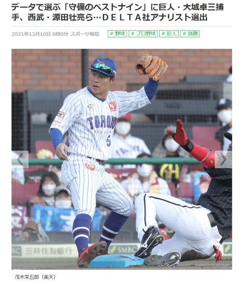 20220905 DELTA選出21'守備のB9 3Bは茂木さん