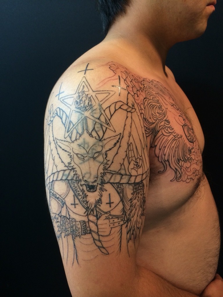 サタン ライオン 札幌ロックストック 札幌北区 Rockstock Tattoo ロックストックタトゥー サタン ライオン 札幌ロックストック 札幌北区 Rockstock Tattoo ロックストックタトゥー