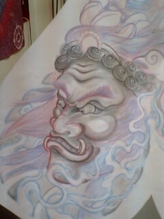 不動明王 下絵 札幌北区 Rockstock Tattoo ロックストックタトゥー 不動明王 下絵 札幌北区 Rockstock Tattoo ロックストックタトゥー