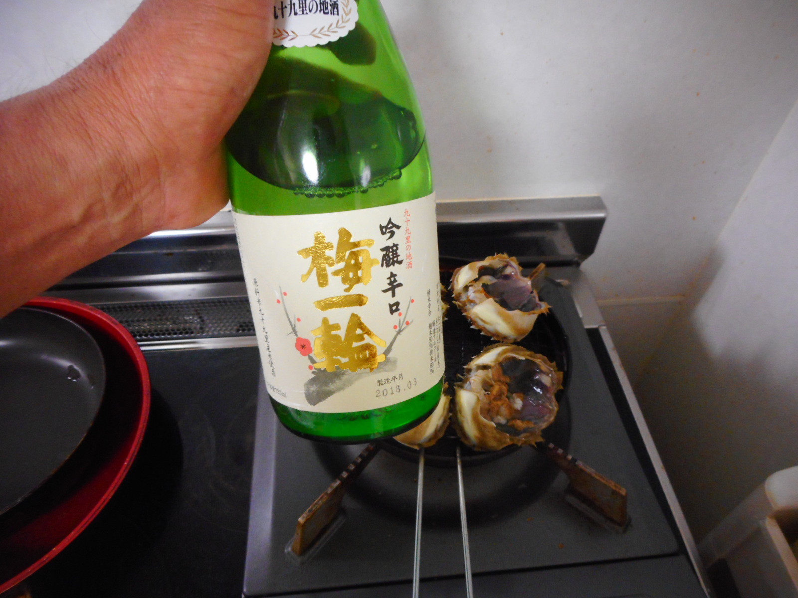 絶品 ヒラツメカニの甲羅酒 いいたいほうだい 絶品 ヒラツメカニの甲羅酒 いいたいほうだい