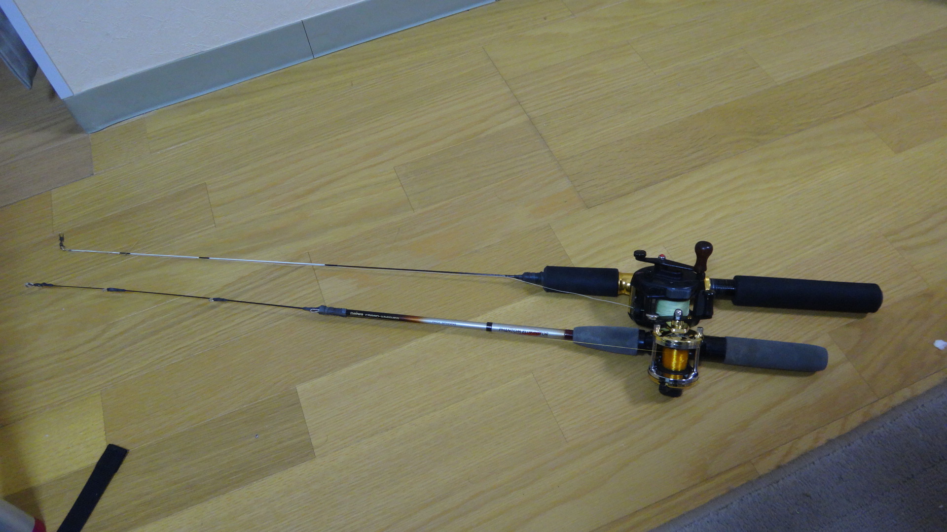 ワカサギ用リール竿の作成 ちょっと長かった いいたいほうだい ワカサギ用リール竿の作成 ちょっと長かった いいたいほうだい