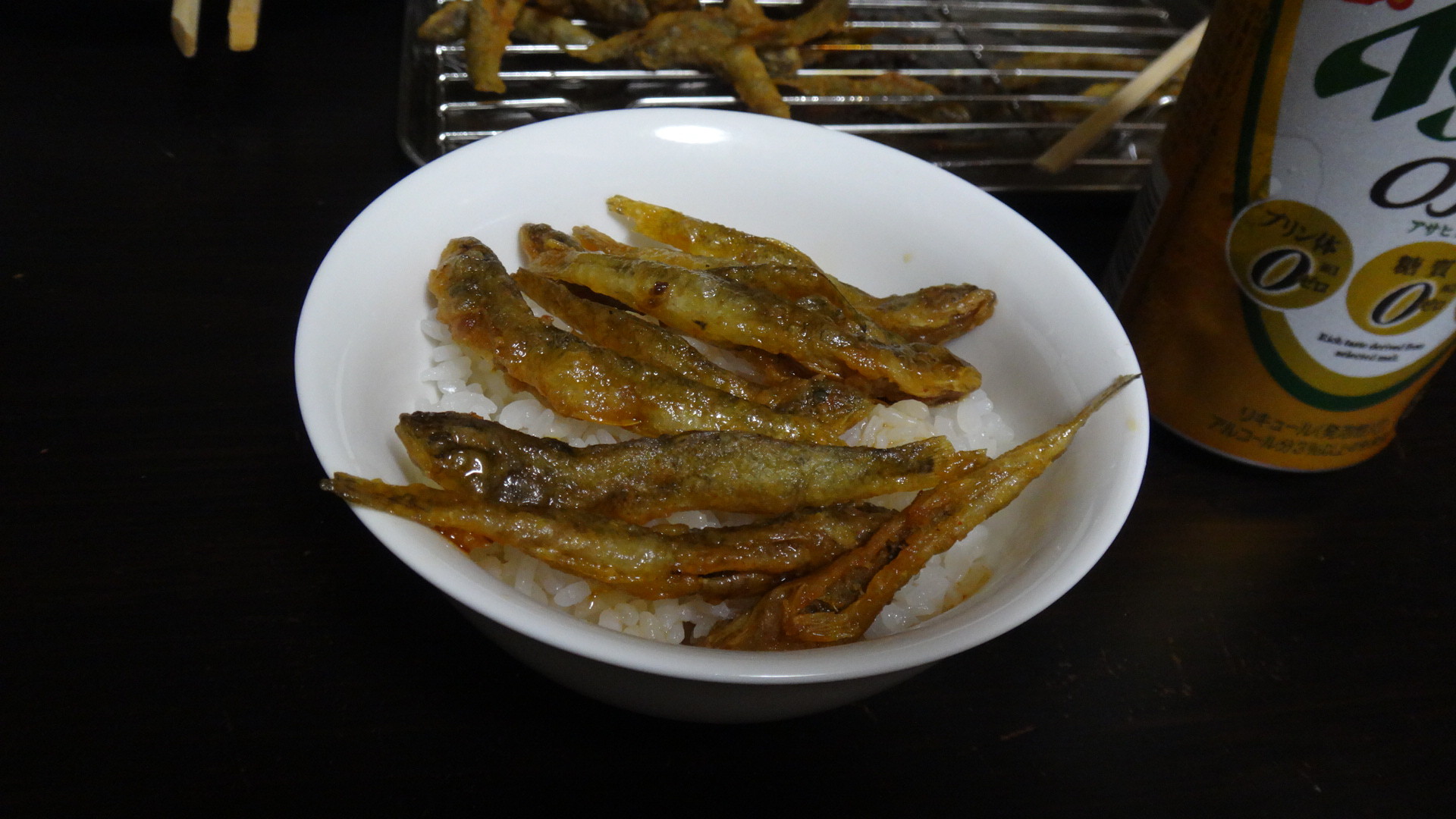 ハゼの唐揚げどんぶり いいたいほうだい ハゼの唐揚げどんぶり いいたいほうだい