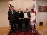 北村前国家安全保障局長 オーストラリア情報功労賞授与式