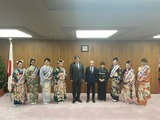 佐々木会長(全日本きものコンサルタント協会)ほか 訪問