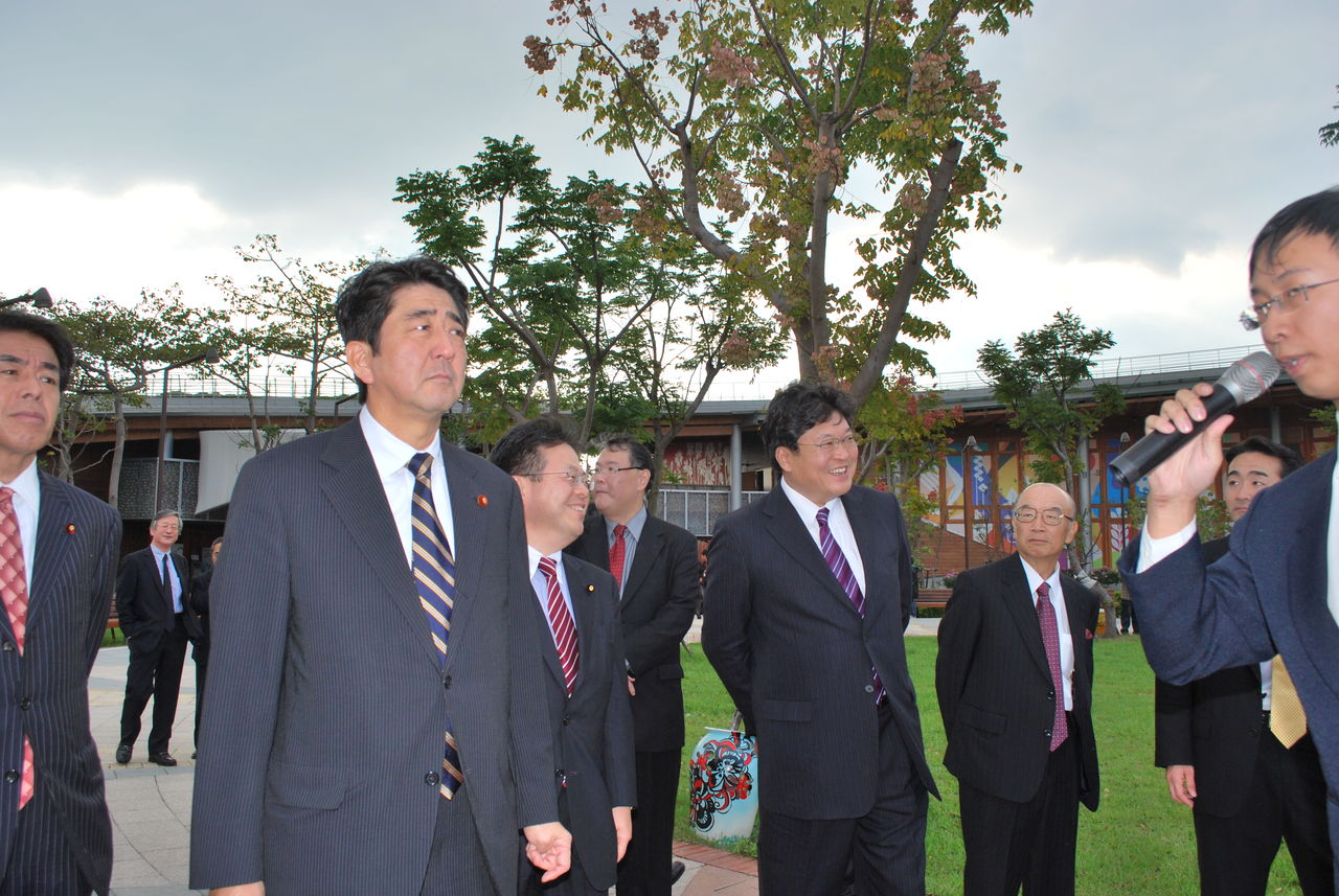 台北花博会場視察