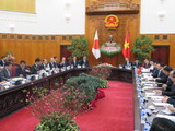 ベトナムのフック首相との首脳会談