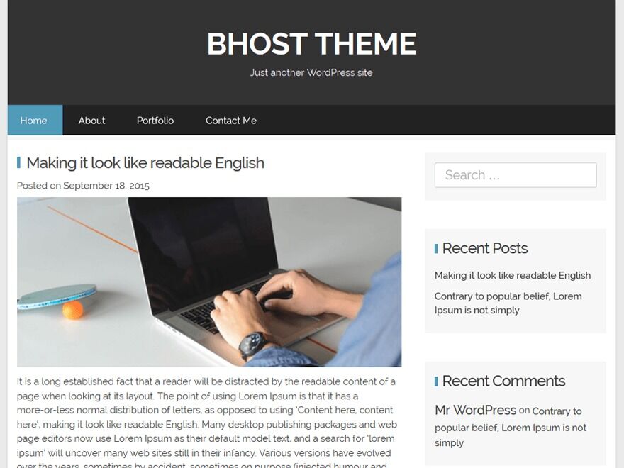 Bhost 【11月編】WordPressの最新無料テンプレート17選 : Web入門 - 初心者