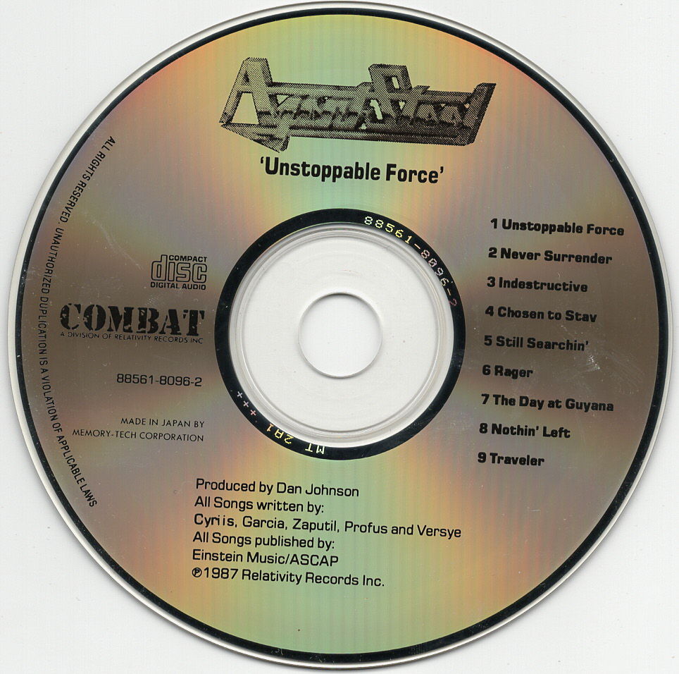 AGENT STEEL/Unstoppable Force(COMBAT Made in Japan)(1987
