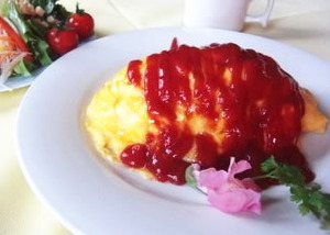 オムライス完成