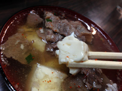 明石 玉子焼 たなべ 肉吸い 豆腐