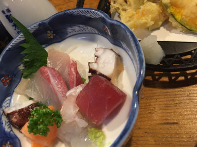 姫路 広畑 太閤寿し ほろ酔いセット お造り