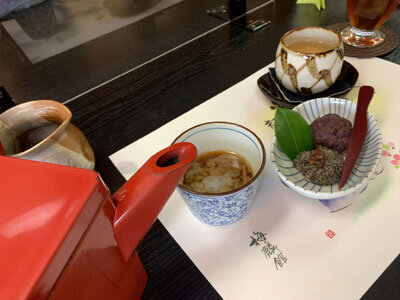 姫路 蕎麦 梅麟館 そば湯