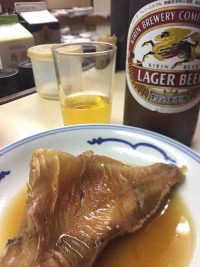 明石　立呑み　呑べえ　瓶ビール