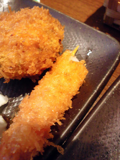 垂水 立り呑み処 くいくい エビフライ