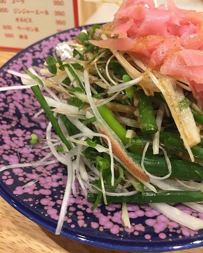 姫路　スタンド　バックヤードキッチン　薬味サラダ