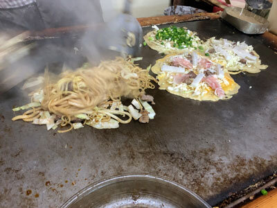 姫路 妻鹿 お好み焼き あめや 焼き台